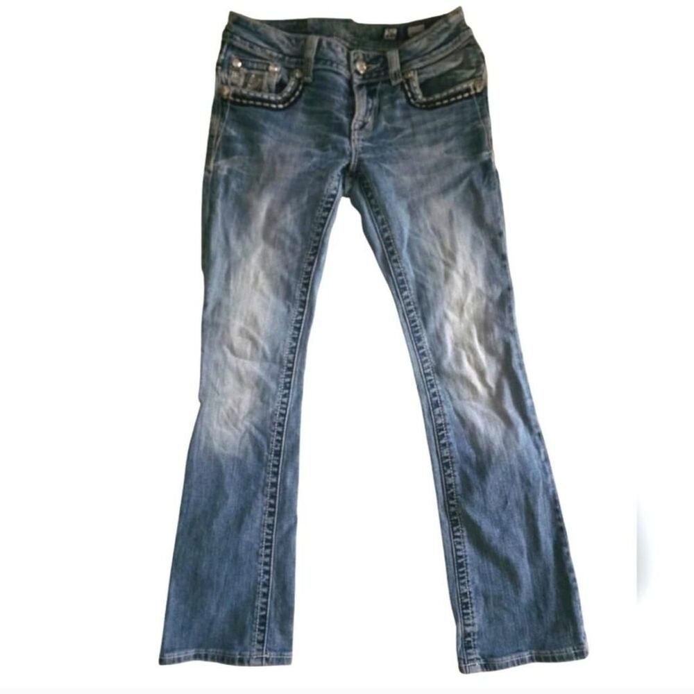 Miss-me Women's Blue and Navy Jeans